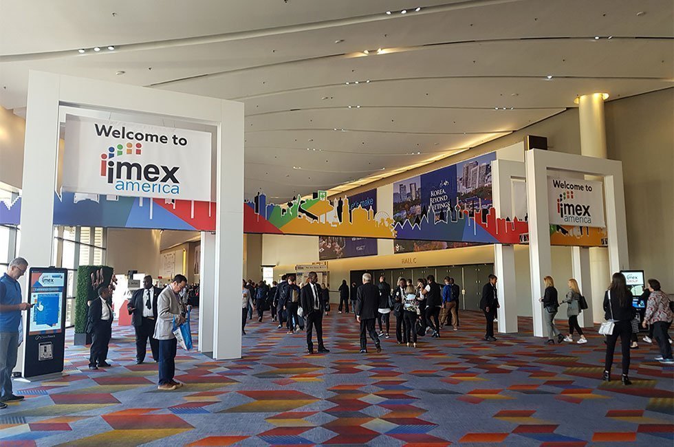 Entrance to IMEX America 2018