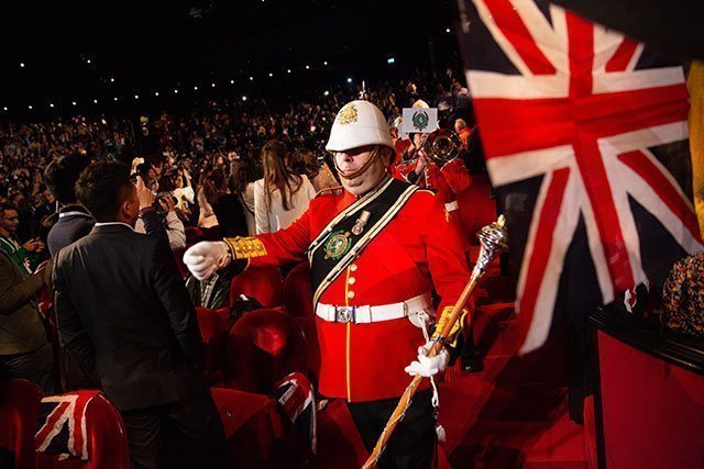 The closing ceremony of One Young World 2018 at Central Hall Westminster